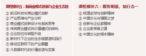 中國創(chuàng)新領袖EMBA企業(yè)家高端課程